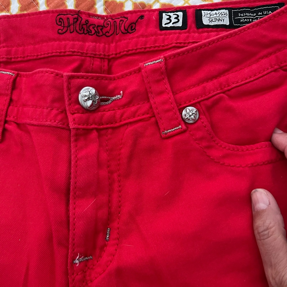 Miss Me red Jeans